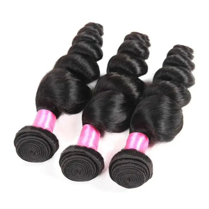 Brazilian Loose Wave Natural Human Hair Bundles 1/3 Pcs