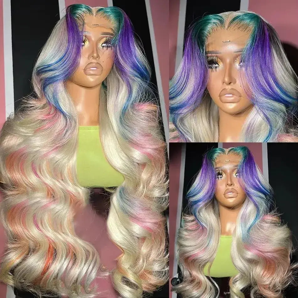 613 Hd 13x6 & 13x4 Honey Blonde Body Wave Human Hair Brazilian 250% Lace Front Wig