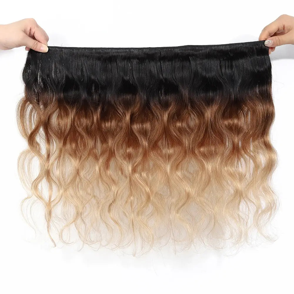 Brazilian Body Wave 13x4 Hair Extension Bundles With 4x4 Lace Closure
