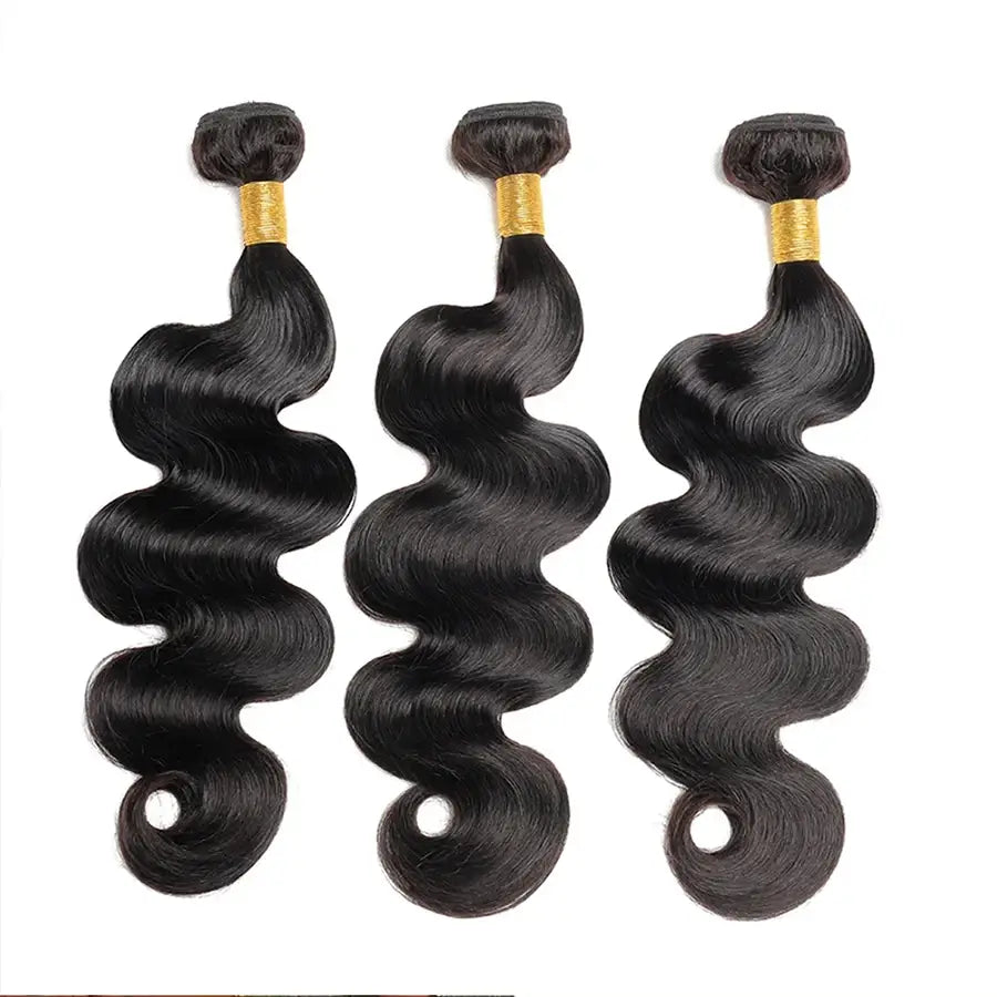 Body Wave Brazilian Hair Weave Bundles 100% Natural Black 3 PCS Bundles