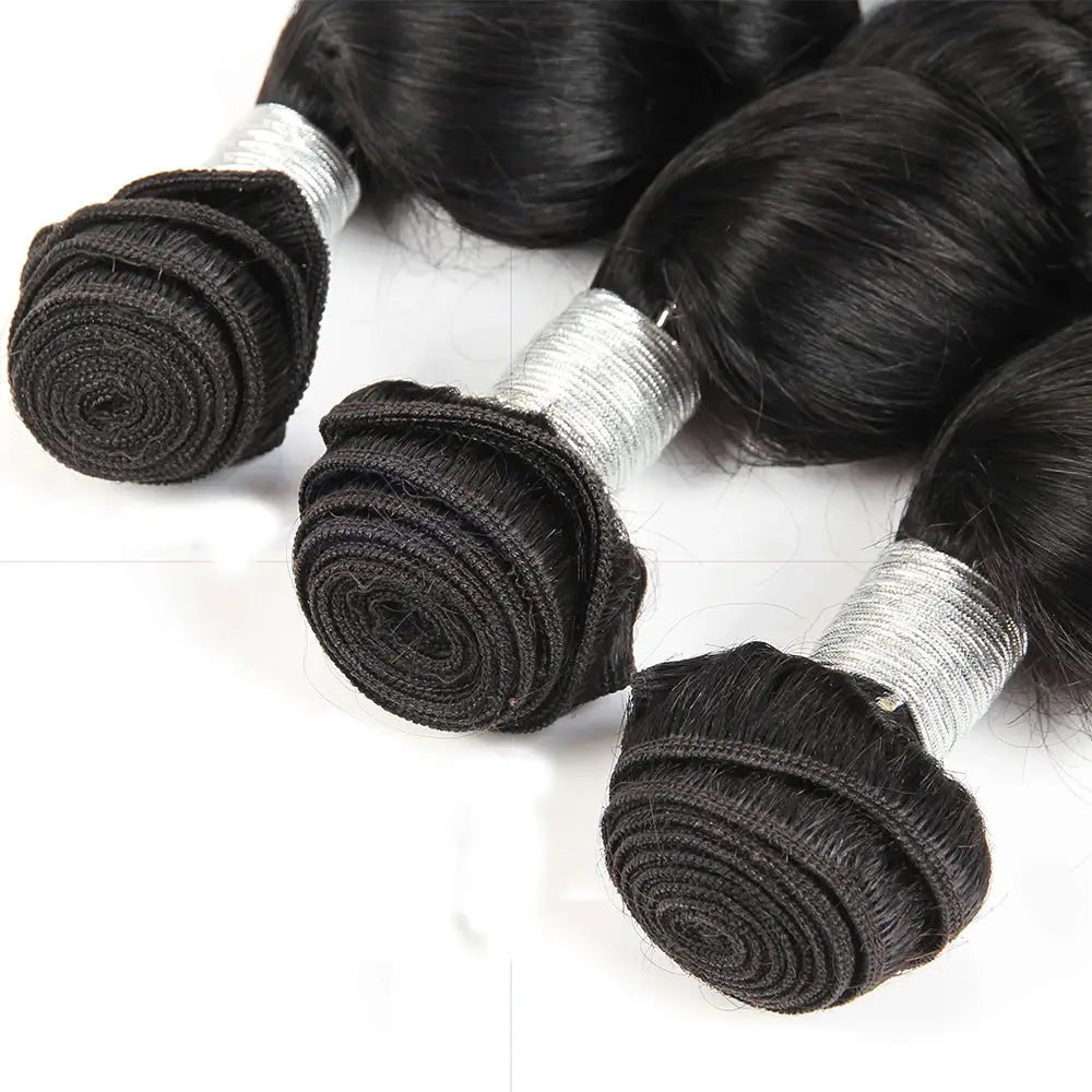 Brazilian Loose Wave Natural Human Hair Bundles 1/3 Pcs